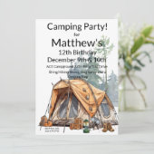Invitation Anniversaire du camping (Debout devant)