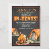 Invitation Anniversaire du camping (Devant)