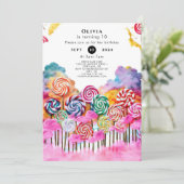 Invitation Anniversaire du Candyland (Debout devant)