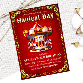 Invitation Anniversaire du carrousel