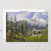 Invitation Anniversaire du Cervin (Devant / Derrière)