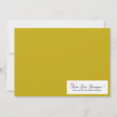 Invitation Anniversaire du Chandelier Quinceanera  (Dos)