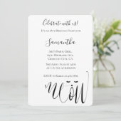 Invitation Anniversaire du chat Meow (Debout devant)