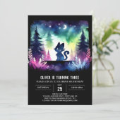 Invitation Anniversaire du chat Pastel Magique (Debout devant)