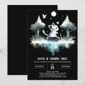 Invitation Anniversaire du château de Little Tiger (Devant / Derrière)