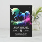 Invitation Anniversaire du Cheval Amusant (Debout devant)