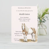 Invitation Anniversaire du Cheval Blanc Brown (Debout devant)