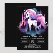 Invitation Anniversaire du Cheval de rêve (Devant / Derrière)