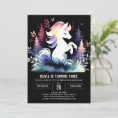 Invitation Anniversaire du cheval enchanté (Debout devant)