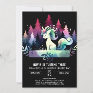 Invitation Anniversaire du Cheval Enchanted