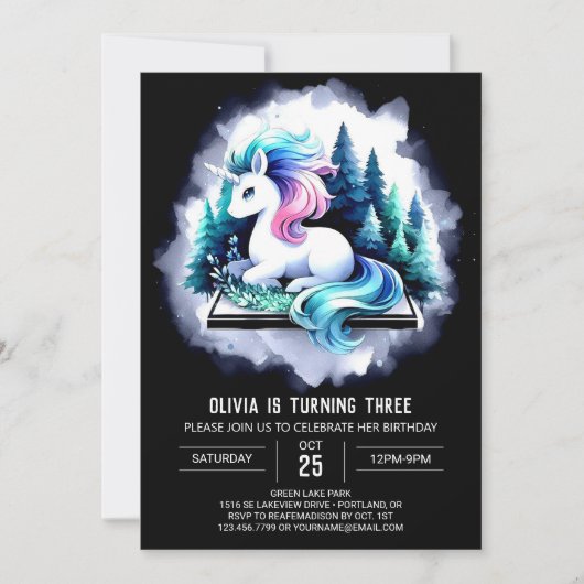 Invitation Anniversaire du Cheval Majestic (Devant)