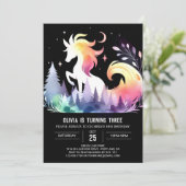 Invitation Anniversaire du cheval moderne (Debout devant)