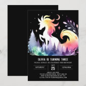 Invitation Anniversaire du cheval moderne (Devant / Derrière)