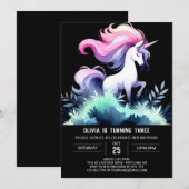 Invitation Anniversaire du cheval numérique (Devant / Derrière)