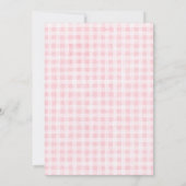 Invitation Anniversaire du Cheval Rose (Dos)