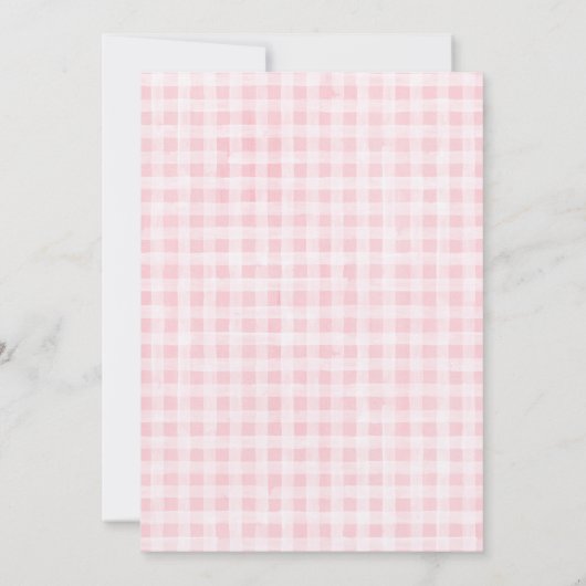 Invitation Anniversaire du Cheval Rose (Dos)