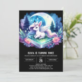 Invitation Anniversaire du Cheval Whimsical Simple (Debout devant)