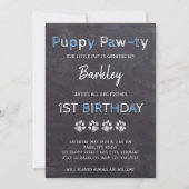Invitation Anniversaire du Chien de la Pawty (Devant)