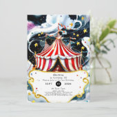 Invitation Anniversaire du Cirque de l'Aquarelle enchantée (Debout devant)