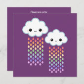 Invitation Anniversaire du Cloud (Devant / Derrière)