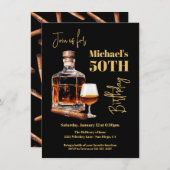 Invitation Anniversaire du Cognac et du Cigar (Devant / Derrière)