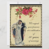 Invitation Anniversaire du collage Vintage (Devant)