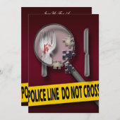 Invitation Anniversaire du crime de Bourgogne (Devant / Derrière)