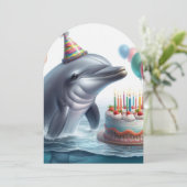 Invitation Anniversaire du dauphin (Debout devant)