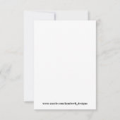 Invitation Anniversaire du défilement (Dos)