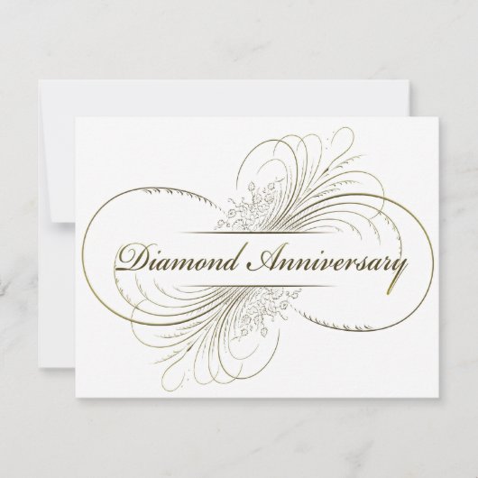 Invitation Anniversaire du diamant (Devant)
