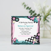 Invitation Anniversaire du dîner des années 50 (Debout devant)