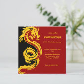 Invitation Anniversaire du dragon (Debout devant)