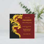 Invitation Anniversaire du dragon (Debout devant)