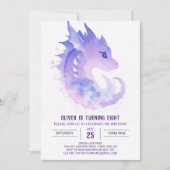 Invitation Anniversaire du dragon (Devant)