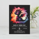 Invitation Anniversaire du dragon brillant (Debout devant)