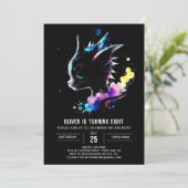 Invitation Anniversaire du dragon cosmique (Debout devant)