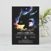 Invitation Anniversaire du dragon de Whimsical (Debout devant)