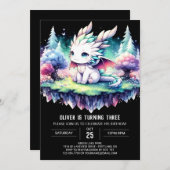 Invitation Anniversaire du Dragon Digital Nature (Devant / Derrière)