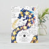 Invitation Anniversaire du dragon mystique enchanté (Debout devant)