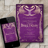 Invitation Anniversaire du dragon viking celtique