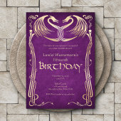 Invitation Anniversaire du dragon viking celtique