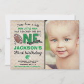 Invitation Anniversaire du football d'invitation (Devant)