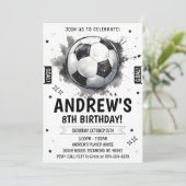 Invitation Anniversaire du football personnel (Debout devant)