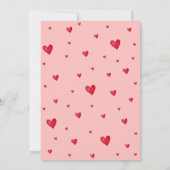 Invitation Anniversaire du gâteau à la fraise Unicorne (Dos)