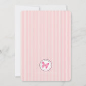 Invitation Anniversaire du Hérisson mignon (Dos)