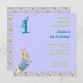 Invitation Anniversaire du lapin et de ses amis (Devant / Derrière)