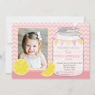 Invitation Anniversaire du Lemonaid Stand Chevron Pendentif P