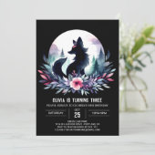 Invitation Anniversaire du loup d'Imaginaire majestueux (Debout devant)