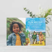 Invitation Anniversaire du Magicien d'Oz - Photo (Debout devant)