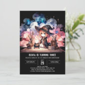 Invitation Anniversaire du magicien majestueux (Debout devant)